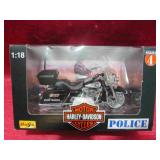1998 Harley Davidson 1:18 Police Bike Maisto MIB