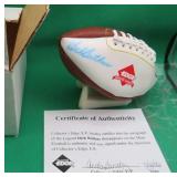 SIGNED Dick Butkus Mini Football With COA 1996