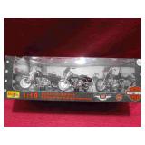 Harley Davidson 1:18 Maisto 3 Bike Collector Set