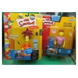 2x 2002-2003 The Simpsons Figures Freddy Quimby +