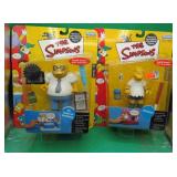 2x The Simpsons Figures 2002 Dr. Marvin Monroe +1
