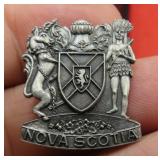 Vintage Birks Sterling Silver Nova Scotia Pin