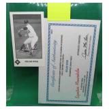 Nolan Ryan SIGNED Baseball Picture With COA