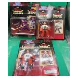 3x Hockey Starting Lineup Figures Dionne Hall +