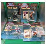 4x Hockey Starting Lineup Figures Lemieux Clarke +