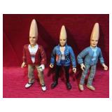 1993 The Coneheads Lot 3 Action Figures Playmates