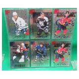 6x 1997-98 Pinnacle Be A Player Autographs Die Cut