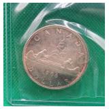 1966 SILVER Canada $1 One Dollar Coin