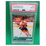 Tyson Foerster PSA 8.0 2023-24 UD YG RC #225 Flyer