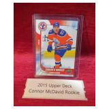 2015 UD Connor McDavid Rookie Hockey Card