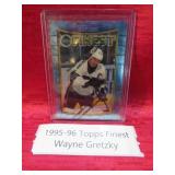 1995-96 Topps Finest Wayne Gretzky Hockey Card