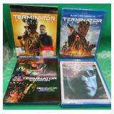 4x Blu-Ray Movies Terminator Genisys - Salvation 3