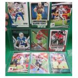 9x Football Cards Josh Allen Joe Burrow Mahomes II