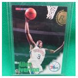 Allen Iverson ROOKIE 1996-97 NBA Hoops 76ers #295