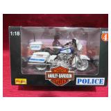 1998 Harley Davidson 1:18 Police Bike Maisto MIB