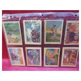 1958 Adventure Gum Lot 8 Trading Cards Vintage