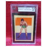 1958 Adventure Gum Jim Braddock Graded Boxing Card