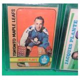 2x Jacques Plante 1971-72 OPC #256 1972-73 OPC #92