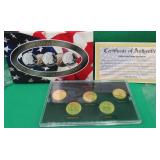 1999 USA Gold Mint Edition State Quarter Set