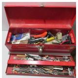 Tool Box Full Handyman Lot Parts MORE!