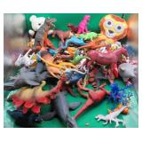 Approx 100x Various Toy Figures Dinosaurs NO USA