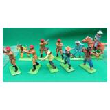 10x Britans Deetail 1971 England Cowboys & Indians