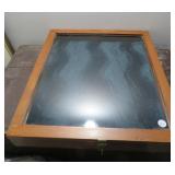 Venders Display Case Glass Wood Cabinet 16x18x3