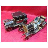 Vintage Lot 2 Japan Coronet Tin Toy Cars OLD