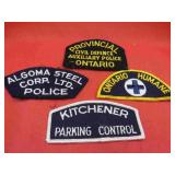 Police Rare Lot 4 Obscure Patches Algoma PCD++