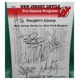 1998 New Jersey Devils Season Program 6x Auto's