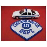 Police Lot Chicago Illinois Patch & Diecast Car US