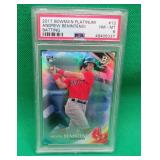Andrew Benintendi PSA 8.0 2017 Bowman Platinum #13