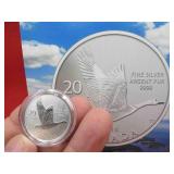 2014 Canada Mint 99.9 Silver 20 Dollar Goose Coin