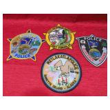 USA Police Lot 4 Alaska Uniform Patches RARE