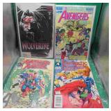 4x Marvel Comics Wolverine #82 Avengers 1989 #18