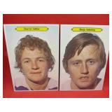 1981 OPC Giants Lot 2 Hockey Cards Salming Sittler