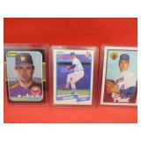 1987 Nolan Ryan Lot 3 Baseball Cards Score Fleer