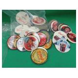 90x Vintage Coca-Cola Coke Pogs