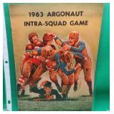 1963 Argonaut Intra-Squad Game Program CNE Stadium