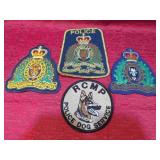 RCMP Lot 4 Royal Canadian Mounted Police Patches