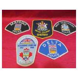 Western Canada Police 5 Uniform Patches