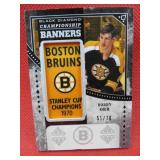 2017-18 UD Bobby Orr Numbered Patch Card 51/70