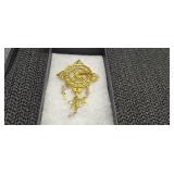 Kirk Folly Brooch 'Time Celebration'