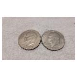 1972 Eisenhower Dollars