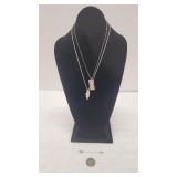 2) Necklaces & 1) Pin
