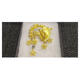 Kirks Folly Brooch Celestial Angle on Moon