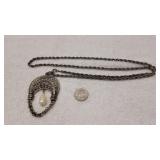 Vintage 36' Park Lane Silver Tone Chain