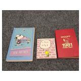 Vintage Snoopy Memo Pads & Diary