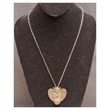 92 Sterling Offerings Brooch/Pendant on 925 Chain