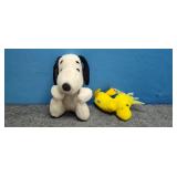 Rare 1968 Snoopy and 1972 Woodstock Toys